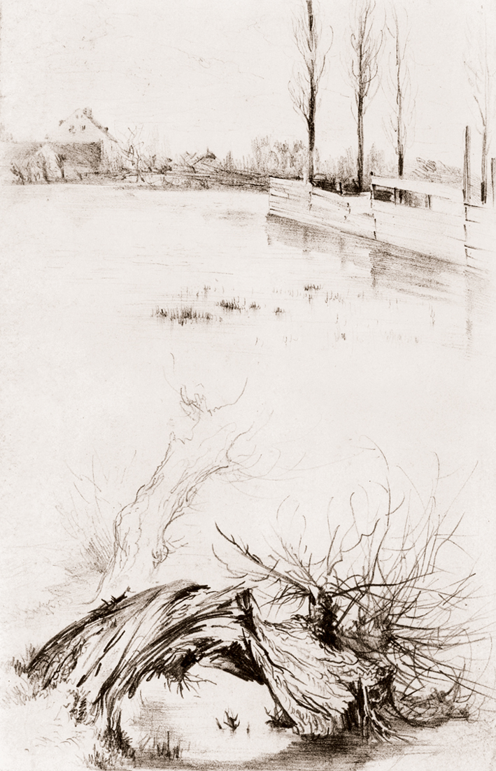  Adolpyh Von Menzel —— 沙弗格拉本的洪水